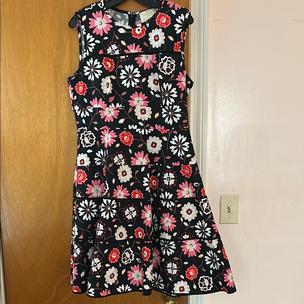 Floral Kids Dress - Black, Pink, Red